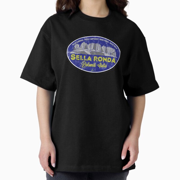 Item preview, Sella Ronda Dolomites Italy Sticker T-Shirt 02 designed and sold by OuterShellUK.