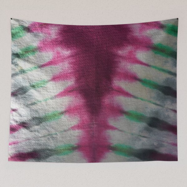 Item preview, Tie Dye Pink Green Yellow Black 3 designed and sold by MazeThreads.