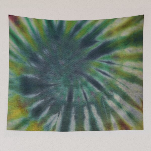 Item preview, Tie Dye Pink Green Yellow Black 11 designed and sold by MazeThreads.