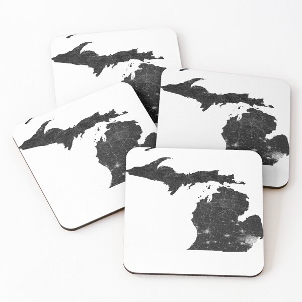 Item preview, Michigan Street Map designed and sold by AmazingMapArt.