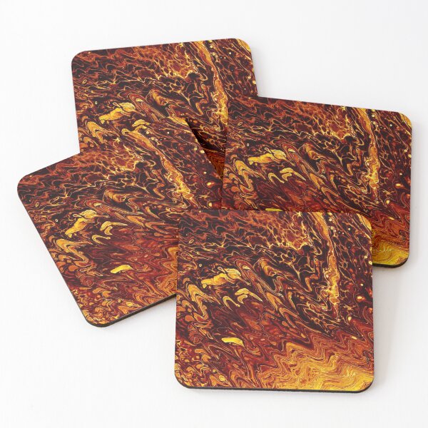 Item preview, Fire -  Acrylic Pouring designed and sold by fabenfro.