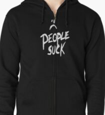 xxxtentacion - people suck Zipped Hoodie