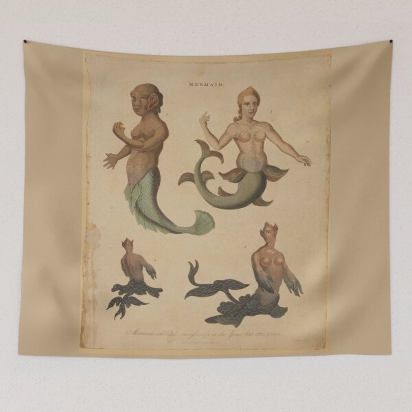 Item preview, Vintage Mermaid Illustrations (1775) designed and sold by BravuraMedia.