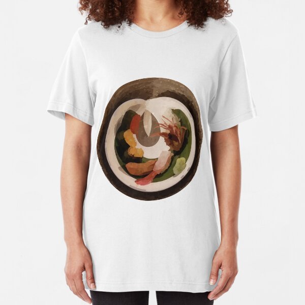Sushi "painting" Slim Fit T-Shirt