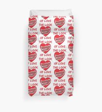 The Look of Love Bacon Food Eating Breakfast Duvet Cover
