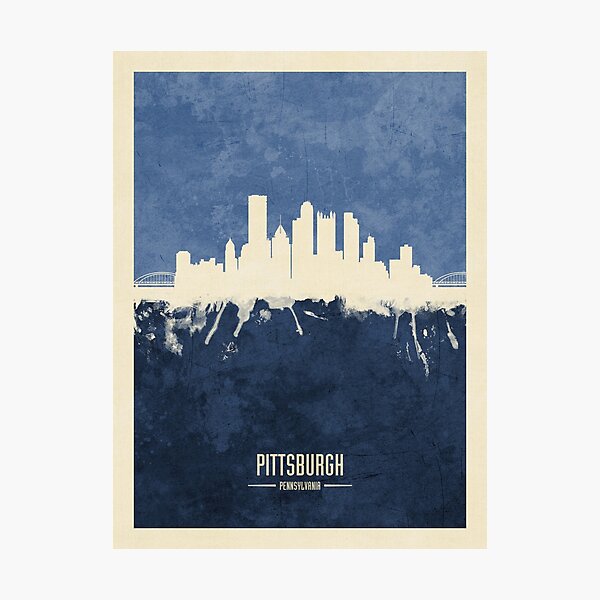 Item preview, Pittsburgh Pennsylvania Skyline designed and sold by ArtPrints.