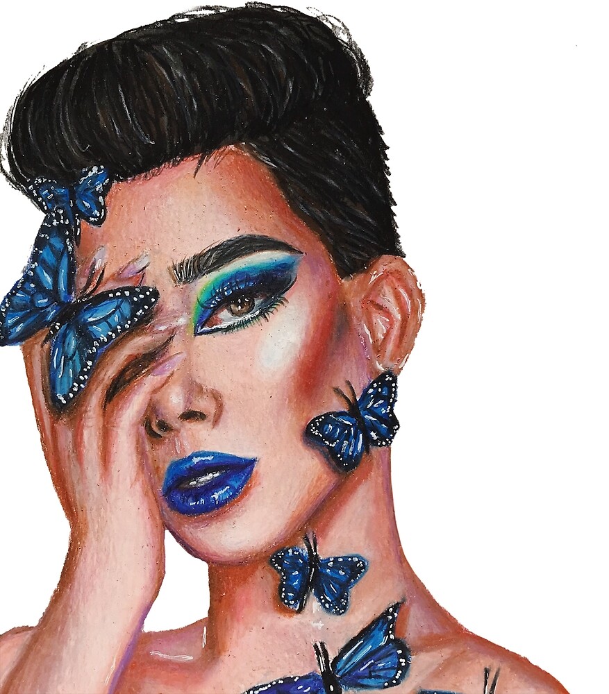 "James Charles: Butterfly" by julietdesigns | Redbubble