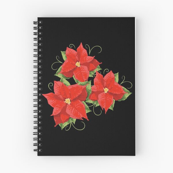 Item preview, Poinsettias with leaves. Christmas Flower. designed and sold by Christine Krahl.