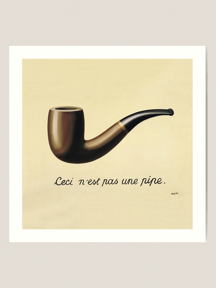 magritte painting this is not a pipe