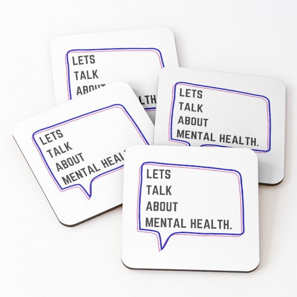 Item preview, Let's talk about mental health designed and sold by justsomethings.
