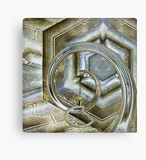 PRESSED FOR TIME Metal Print