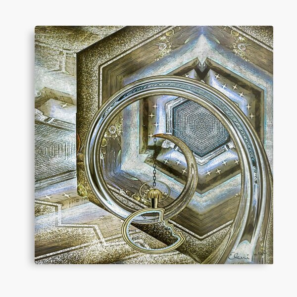 PRESSED FOR TIME Metal Print