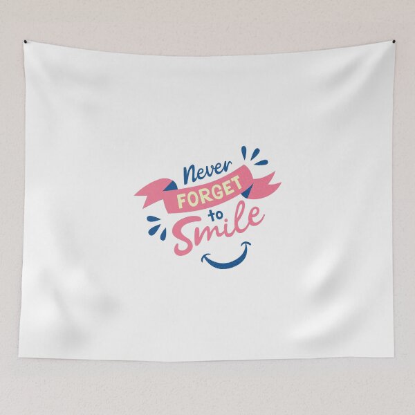 Item preview, never forget to smile designed and sold by Speiky.