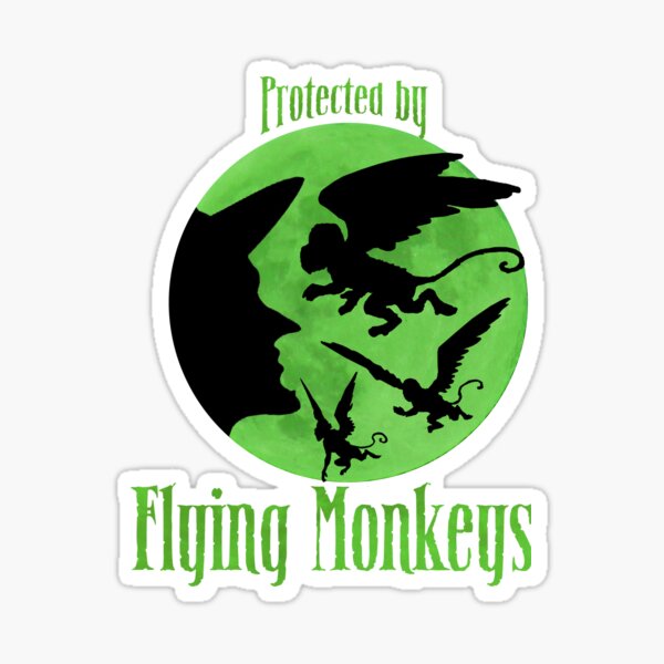Item preview, Flying Monkeys Wizard of Oz Wicked Witch of the West Witch Gift for Wizard of Oz Fan designed and sold by madeulaugh.