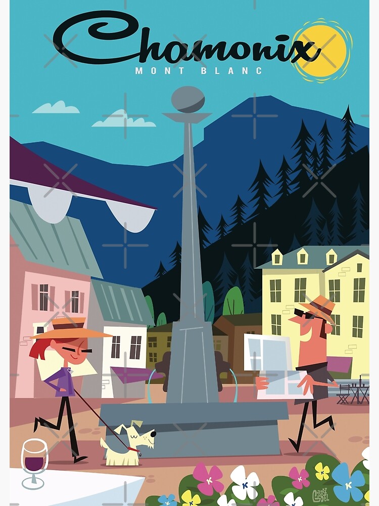 Discover Chamonix Poster Premium Matte Vertical Poster