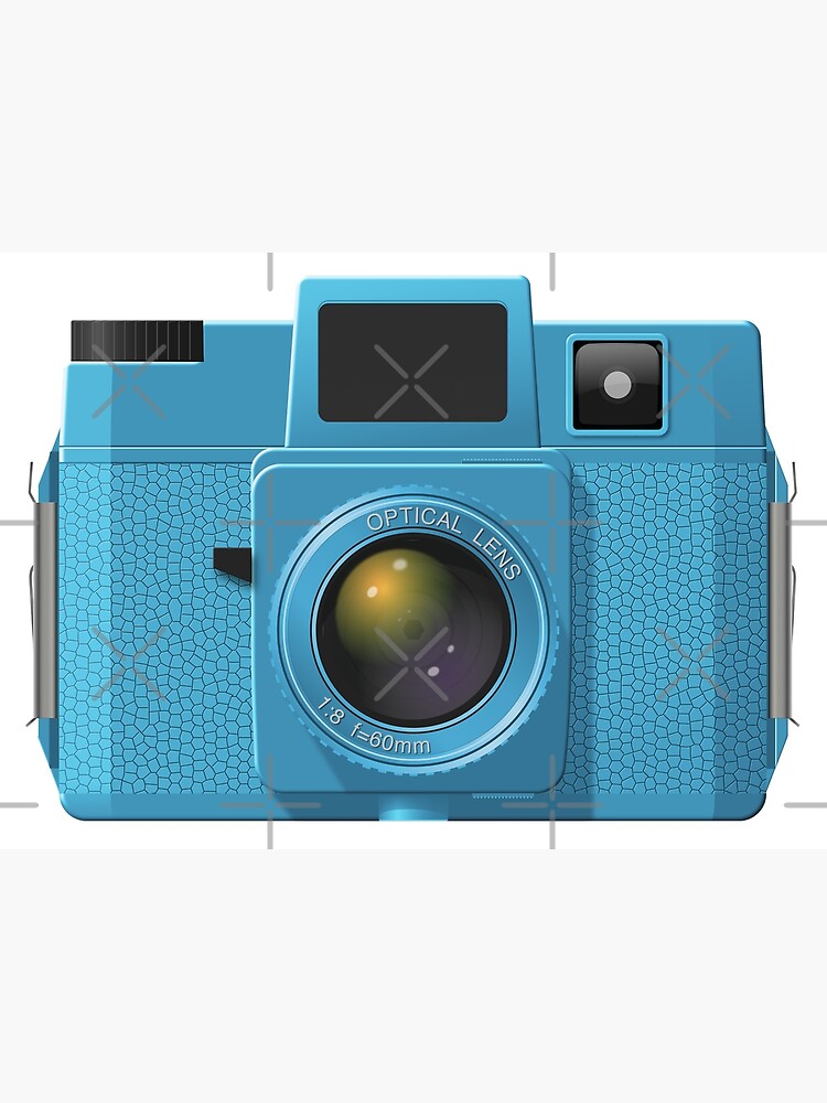 "A sky blue camera" Poster by befehr Redbubble