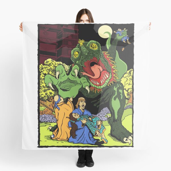 Monster in the Garden of Sorrow Scarf