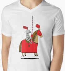 Jumpy Knight Men's V-Neck T-Shirt