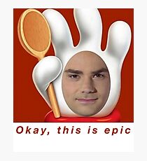 Ben Shapiro Hamburger Helper Photographic Print