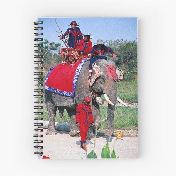 Item preview, Decorated Elephant and Mahouts, Thailand designed and sold by Bev Pascoe.