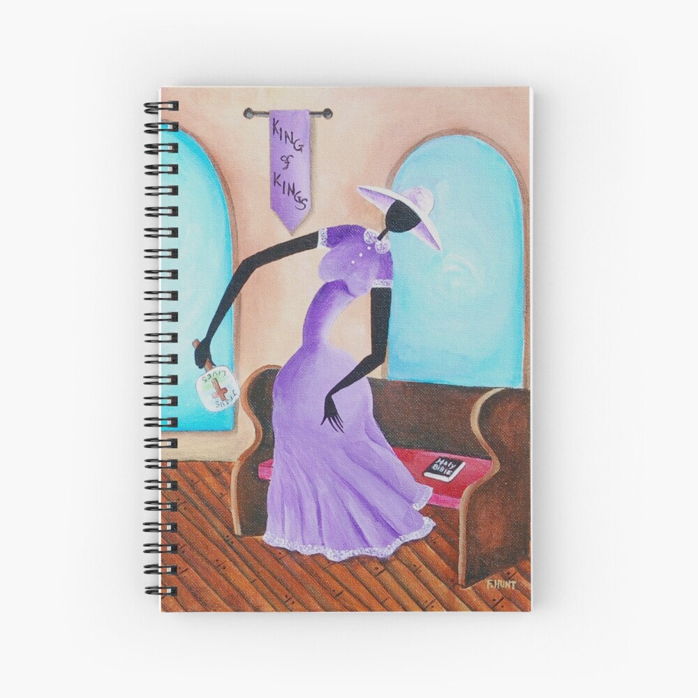 Flowing in the Spirit Spiral Notebook