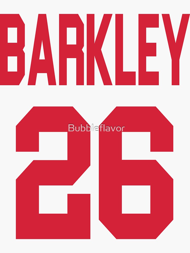 Saquon Barkley football the number 26 sticker shirt, hoodie