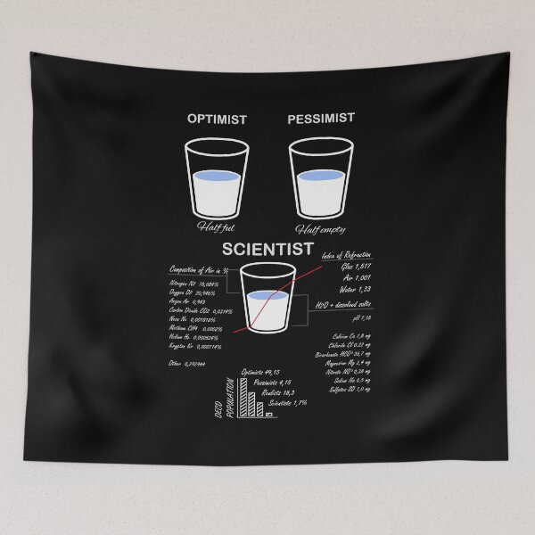 Item preview, The glass is half-scientific view designed and sold by Quentin1984.