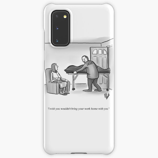 Funny Percenters Mortuary Home Work Cartoon Samsung Galaxy Snap Case
