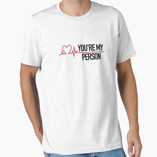 Vista previa del artículo con la obra «Eres mi persona, frase de Grey», diseñado y vendido por flafy7.