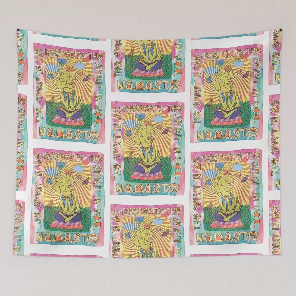 Item preview, Namaste Spiritual Yoga Dog designed and sold by MudgeStudios.