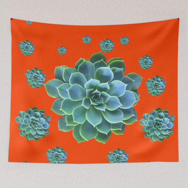 Item preview,  CUMIN COLOR PATTERN OF BLUE SUCCULENT GARDEN  designed and sold by sharlesart.