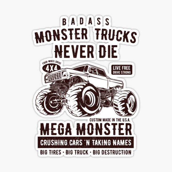 Monster Truck, Giant Truck, Modified or Customized Car with