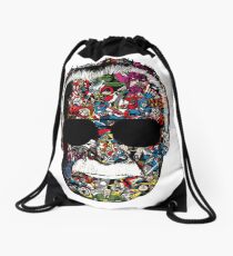Stan Lee - Man of many faces Drawstring Bag