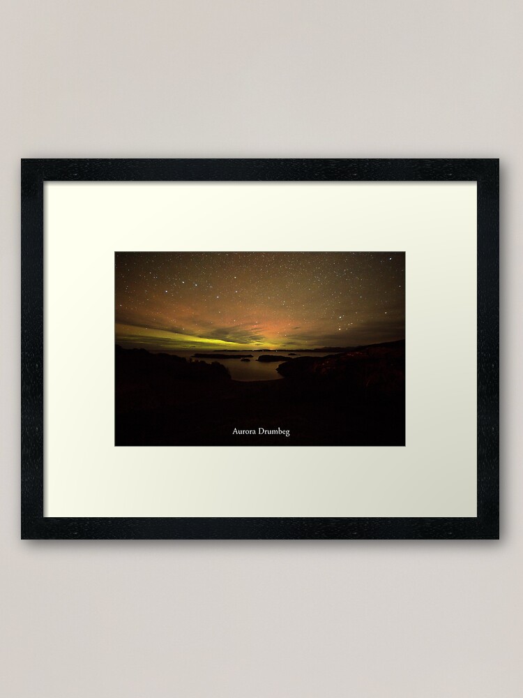 Alternate view of Aurora Drumbeg #3 Framed Art Print