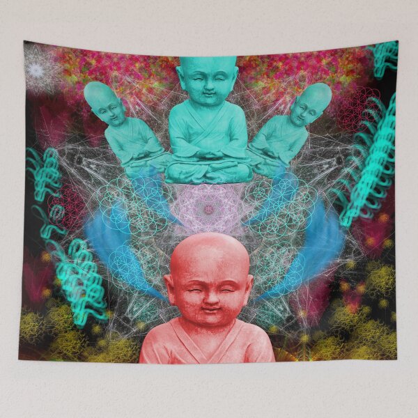 Item preview, Young Meditator designed and sold by Discordant Dreams Art.