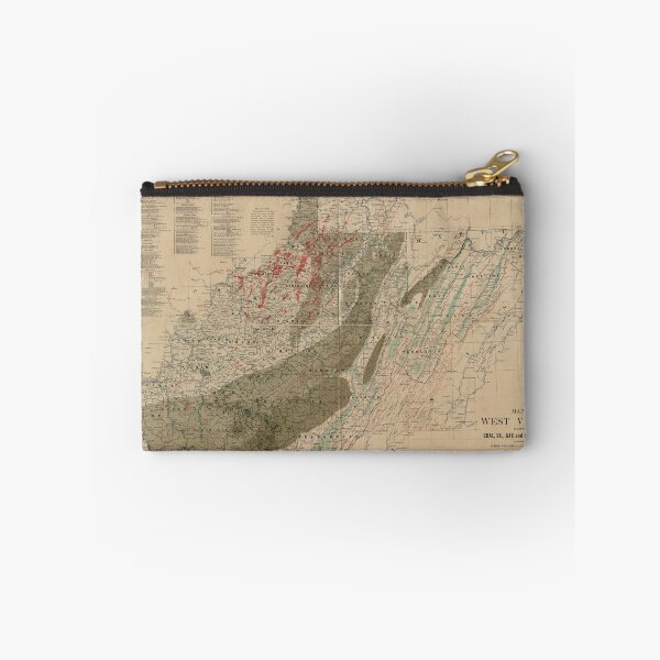 Item preview, Vintage West Virginia Geological Resource Map  designed and sold by BravuraMedia.