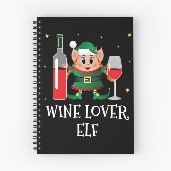 Item preview, Christmas Wine Lover Elf Drinking Funny Cute Party Elf designed and sold by ZNOVANNA.