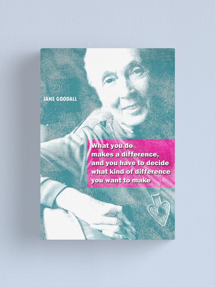 Alternate view of Jane Goodall Quote 4 Canvas Print