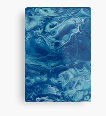 Serenity in Blue Metal Print