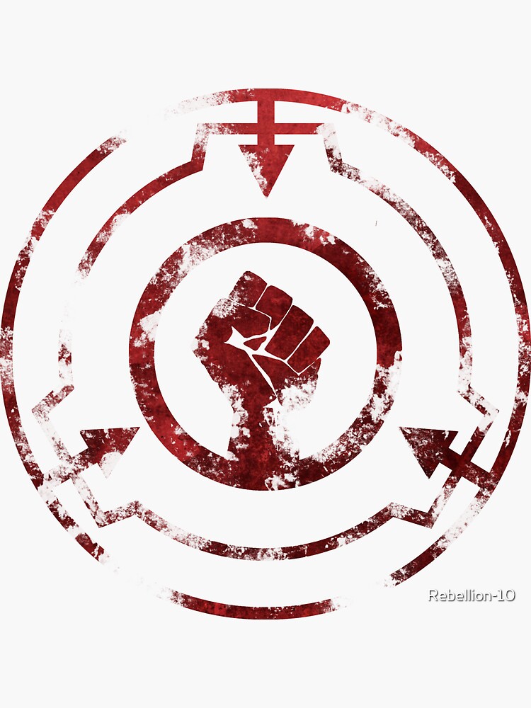 SCP Foundation symbol Sticker for Sale by Rebellion-10