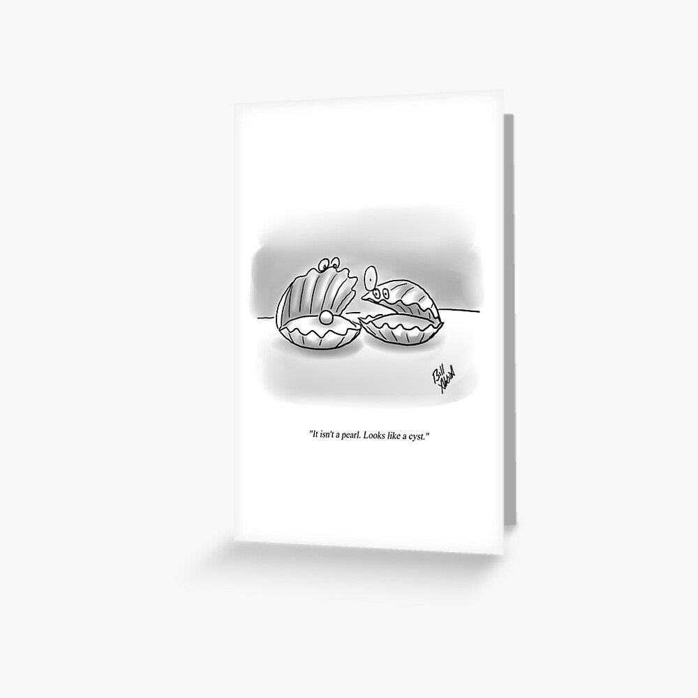 Carte de vœux for Sale avec l'œuvre « Huîtres » de l'artiste blugrn-design