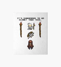 Pixelart retrogaming adventure Art Board