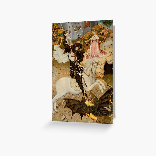 Saint George and the Dragon Greeting Card