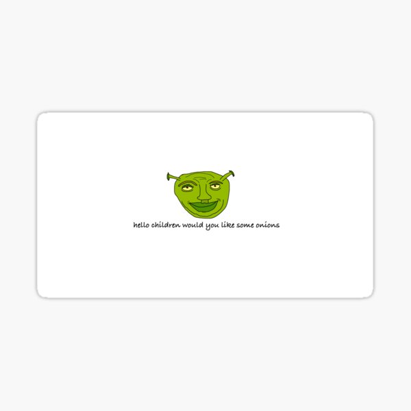 Shrek 2 Stickers Redbubble - shrek decal 2 roblox