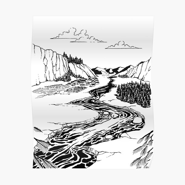 Melonian Village | Comic Art Poster