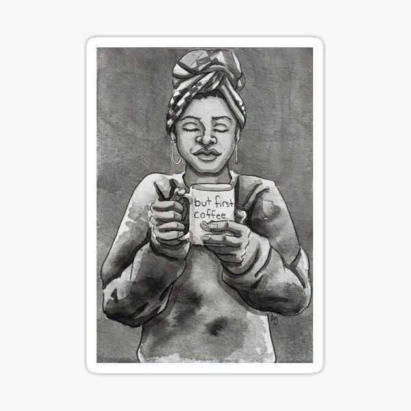 But First Coffee Sticker