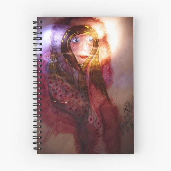 Item preview, My new Fox fur hat and pink coat and fur wrap designed and sold by RealPainter.