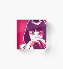Uma Thurman Popart Acrylic Block
