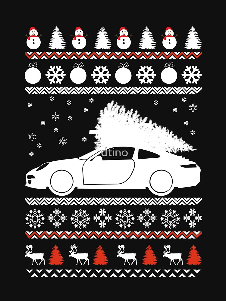 Thumbnail 7 von 7, Pullover, Ugly Christmas Sportscar designt und verkauft von dtino.