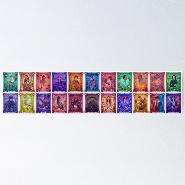 Item preview, Wynonna Earp Tarot Major Arcana Lineup  designed and sold by TaylorRoseArt.